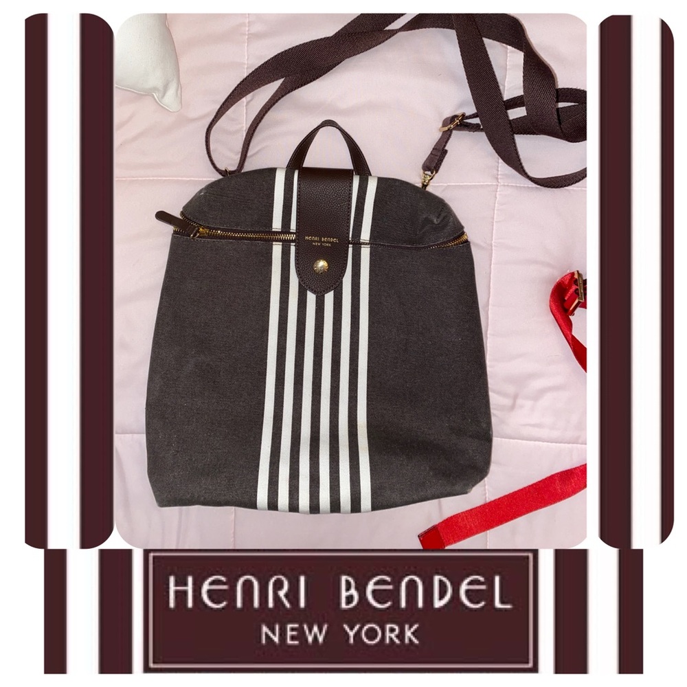 Henri Bendel Black and White Hobo Bag